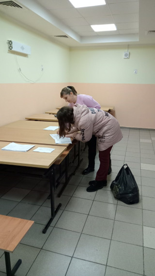 Выдача пайков.